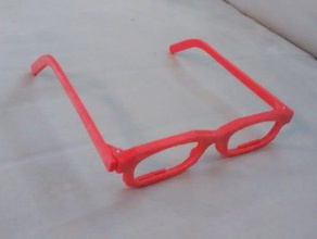 glasses frames existing lenses accessories eyewear vision 3d print model - Mito3D
