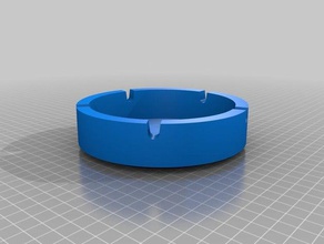 meine angepasste Aschenbecher Container 3d print model - Mito3D