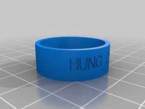 hung phat anillo los anillos personalizado 3d print model - Mito3D