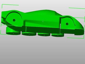 mercedes c9 um pedaço de impressão veículos 3d print model - Mito3D