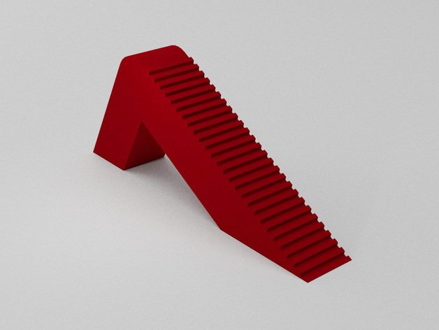 porta personalizzabile stop famiglia su misura customizer sfida openscad utile widget 3D print model - Mito3D