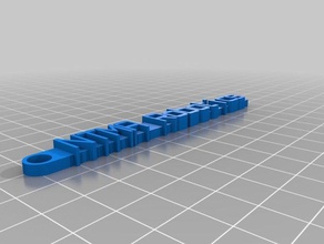 meine angepasste ntma Robotik Schlüsselanhänger Organisation 3d print model - Mito3D