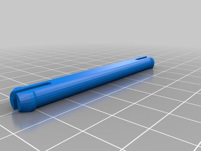 customizable simple pin connector parts customizer openscad pinconnector 3d print model - Mito3D