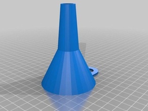 customizable funnel tools customizer openscad parametric 3d print model - Mito3D