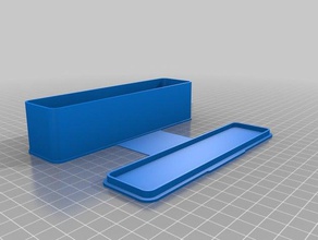 pencilbox los contenedores personalizado 3d print model - Mito3D