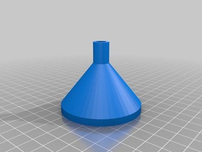 12mm mouthed flask funnel tools customized 3d print model - Mito3D