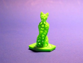 ministers cat sculptures animal miniature notseej voronoi zheng3 3d print model - Mito3D