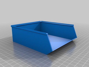 simple biggish caja apilable de la herramienta los titulares cuadros personalizado 3d print model - Mito3D