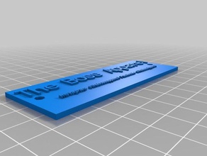 my customized custom plaque nameplate customizer 3 accessories 3d print model - Mito3D