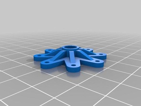 8 servo-Arme rc Fahrzeuge angepasst 3d print model - Mito3D