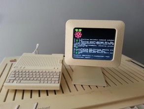 apple monitor iic 25 lcd computer 8-bit ii retro 3d print model - Mito3D