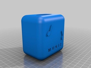 ipod nano titular otros apple cuadro la música de plástico 3d print model - Mito3D