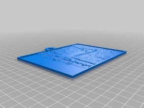 0910-4 2 d a arte personalizado 3d print model - Mito3D