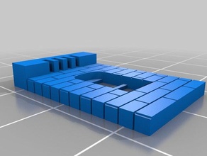 kleine shop-Seiten Gebäude Strukturen angepasst 3d print model - Mito3D