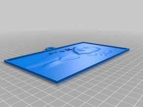 meu personalizados lithopane01 2d arte 3d print model - Mito3D