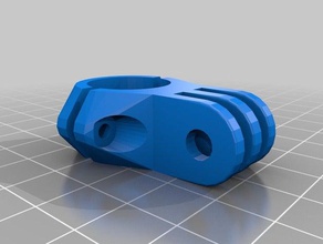 gopro-Stock-Klemme Kamera angepasst 3d print model - Mito3D