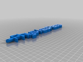 physicspass organização personalizado 3d print model - Mito3D