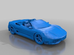 ferrari Fahrzeuge Auto 3d print model - Mito3D