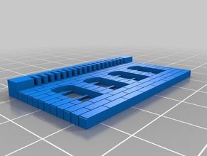 Supermarkt zurück Gebäude Strukturen angepasst 3d print model - Mito3D