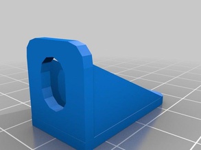 customizable shelfdrawer bracket replacement parts customizer challenge openscad parametric shelf useful 3d print model - Mito3D