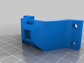 y-rail belt anchor 3d printer parts holder mount tie down mendelmax pbc uni-guide low profile 3d print model - Mito3D