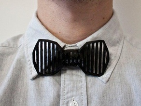 faux-cravatta accessori bow-tie moda indossabile 3d print model - Mito3D