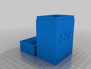 s3d card case office customized 3d print model - Mito3D
