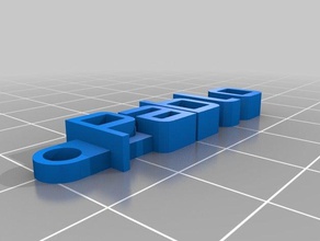 pablo organizzazione personalizzato 3d print model - Mito3D