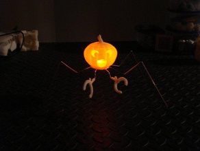 spider zucca doom arredamento 3d led modello ornamento reprap giocattolo 3d print model - Mito3D