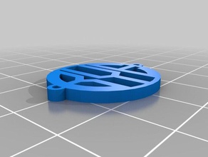 brook monogram pendant cicli multipli gioielli personalizzato 3d print model - Mito3D