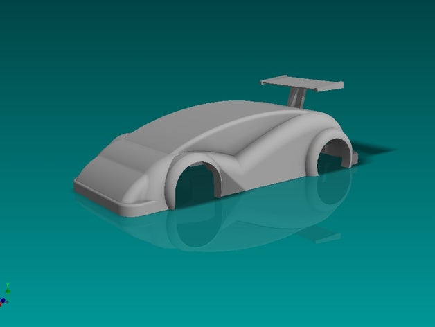 slot scalextric corpo macchina automotive 3D print model - Mito3D