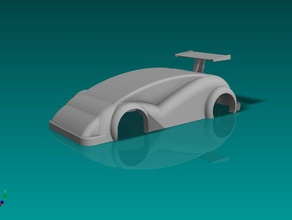 scalextric slot car body automotive 3d print model - Mito3D