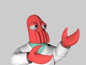 dr zoidberg creatures futurama monster sculpture why not 3d print model - Mito3D