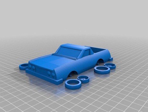 customizable toy car toys games artistic customizer challenge openscad 3d print model - Mito3D