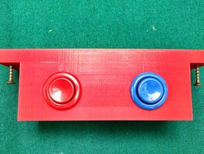 shuffleboard score button mount parts amusement arcade coin op playfair 3d print model - Mito3D