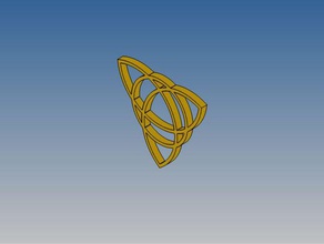 celtic knot sculptures art jewelry pendant stl 3d print model - Mito3D