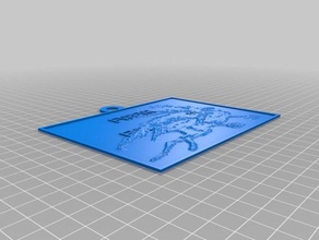 fvrfvr 4 jazmee 2d art personalizzato 3d print model - Mito3D