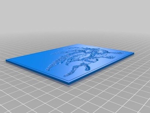fvrfvr2 2d sanat özelleştirilmiş 3d print model - Mito3D