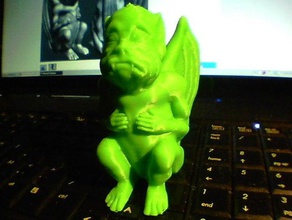 garrg creatures demon gargoyle grotesque 3d print model - Mito3D