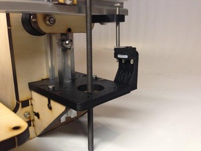i3v z end stop replacement micro adjustment makerfarm 3d printer parts 10 endstop 3d print model - Mito3D