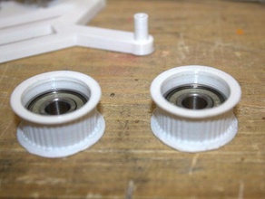 gt2 2mm polia de pully 3d a impressora partes 3d print model - Mito3D