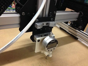 Messuhr montieren shapeoko 2 rotary tool holder Teile shapeoko2 3d print model - Mito3D