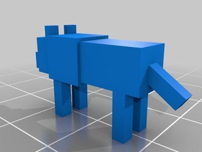 bens wolf 3d printing 3d print model - Mito3D
