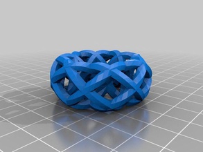 braided finger ring fashion customized 3d print model - Mito3D