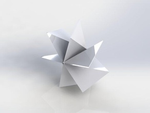 geometrische propeller Kunst 3d Konzept konzeptionelle Spaß Idee Theorie 3d print model - Mito3D