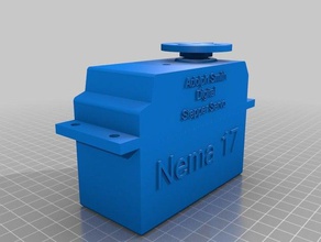 grande passo-passo nema 17 servo di lavoro robotica 3d print model - Mito3D