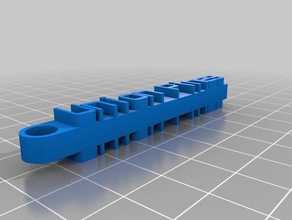 union pines key ring 2 - Organisation angepasst 3d print model - Mito3D