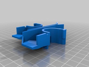 robo3d hexágono extrusora de shrout fan 40mm a impressora os acessórios fã duto hotend 3d print model - Mito3D