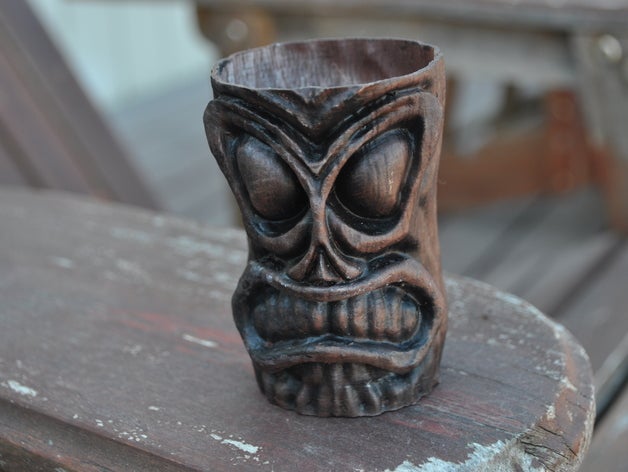 tiki caneca esculturas 3dpt 3D print model - Mito3D