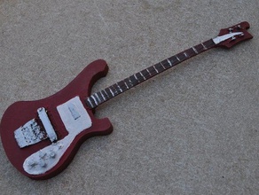 rickenbacker 4001 bajo modelos 3dpt bass guitar 3d print model - Mito3D